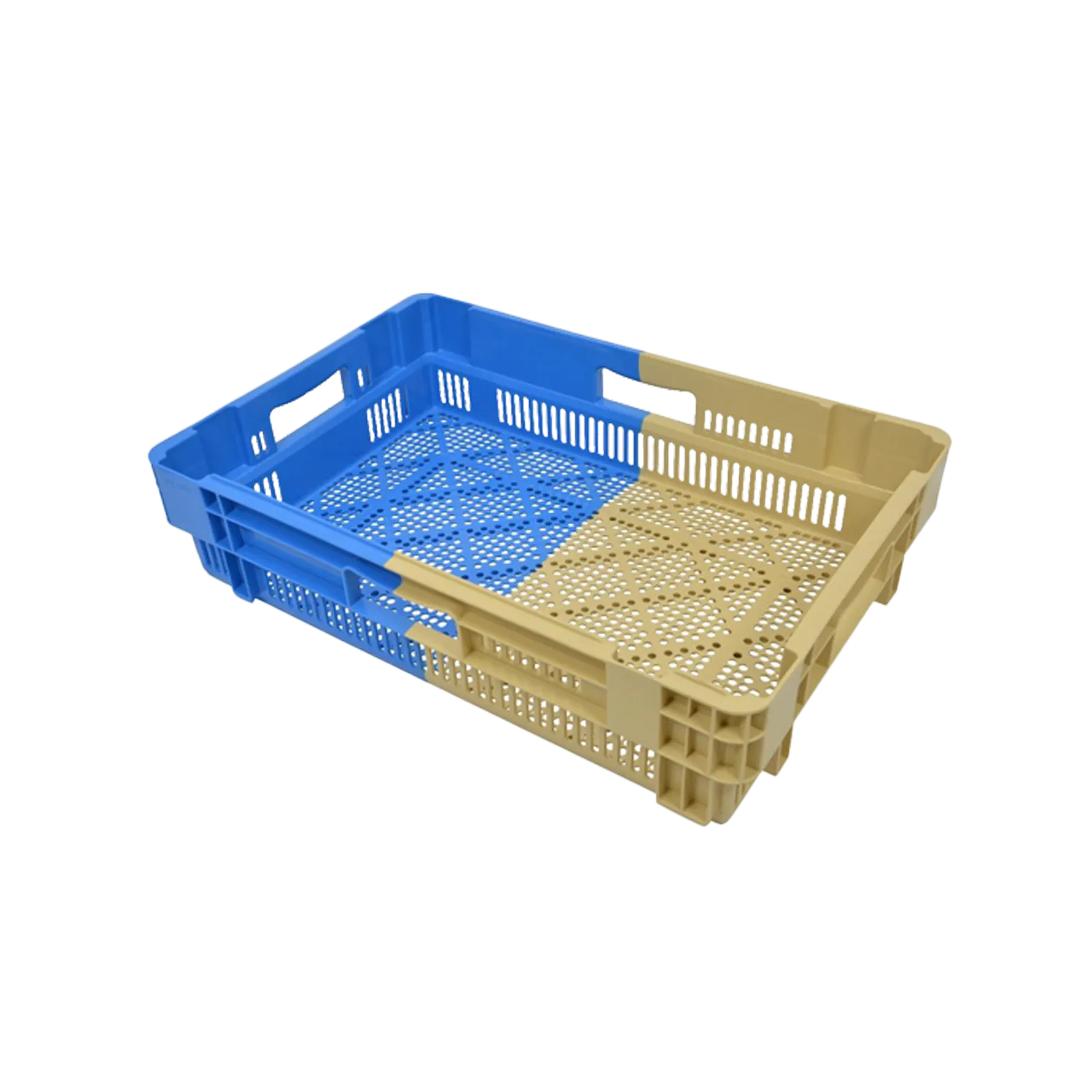 nestbare stapelbak 600x400x147 geperforeerd