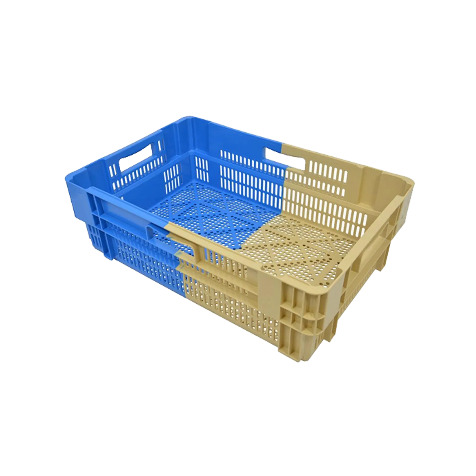 nestbare stapelbak 600x400x183 geperforeerd