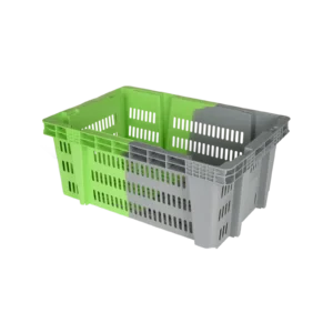 nestbare stapelbak 600x400x260 geperforeerd