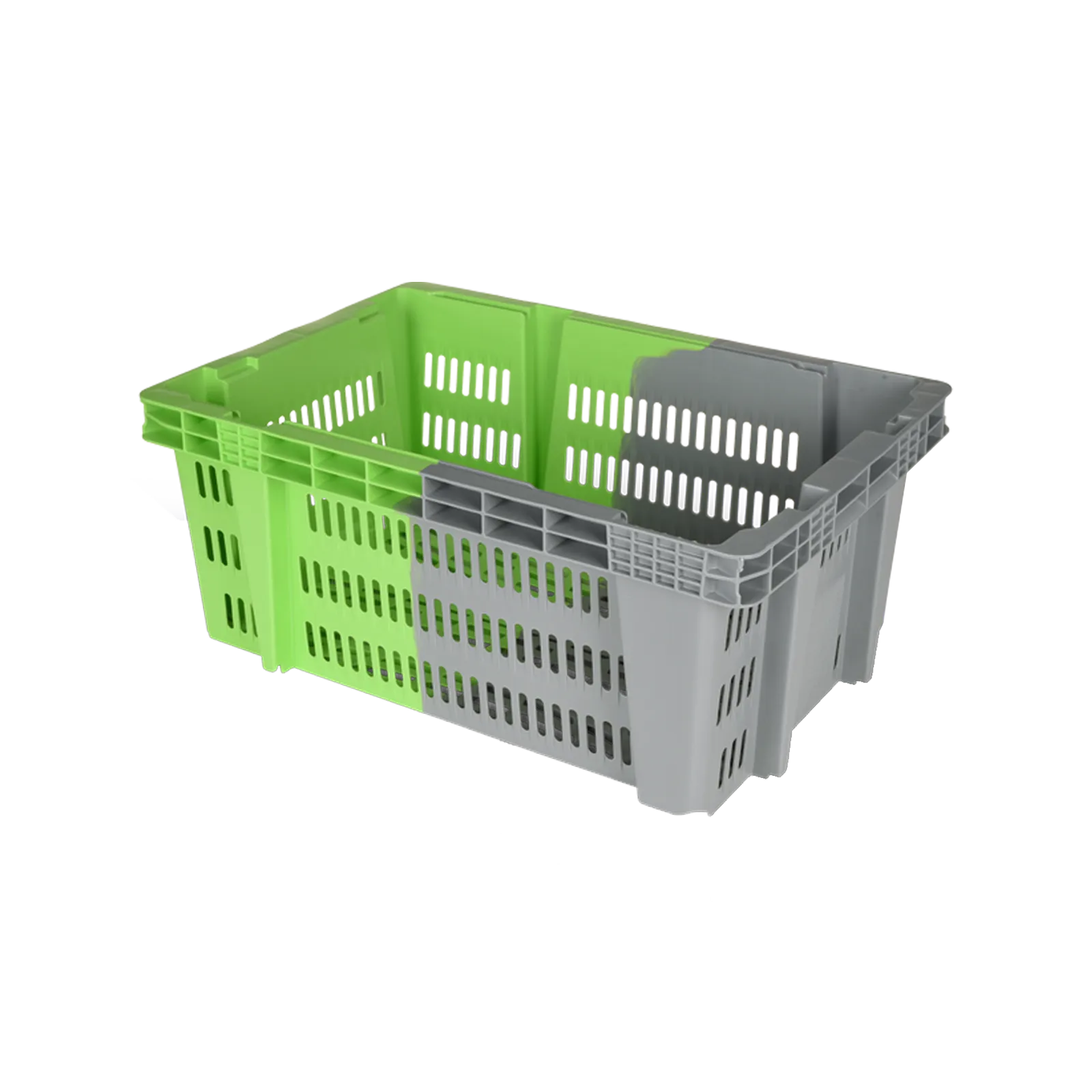 nestbare stapelbak 600x400x260 geperforeerd