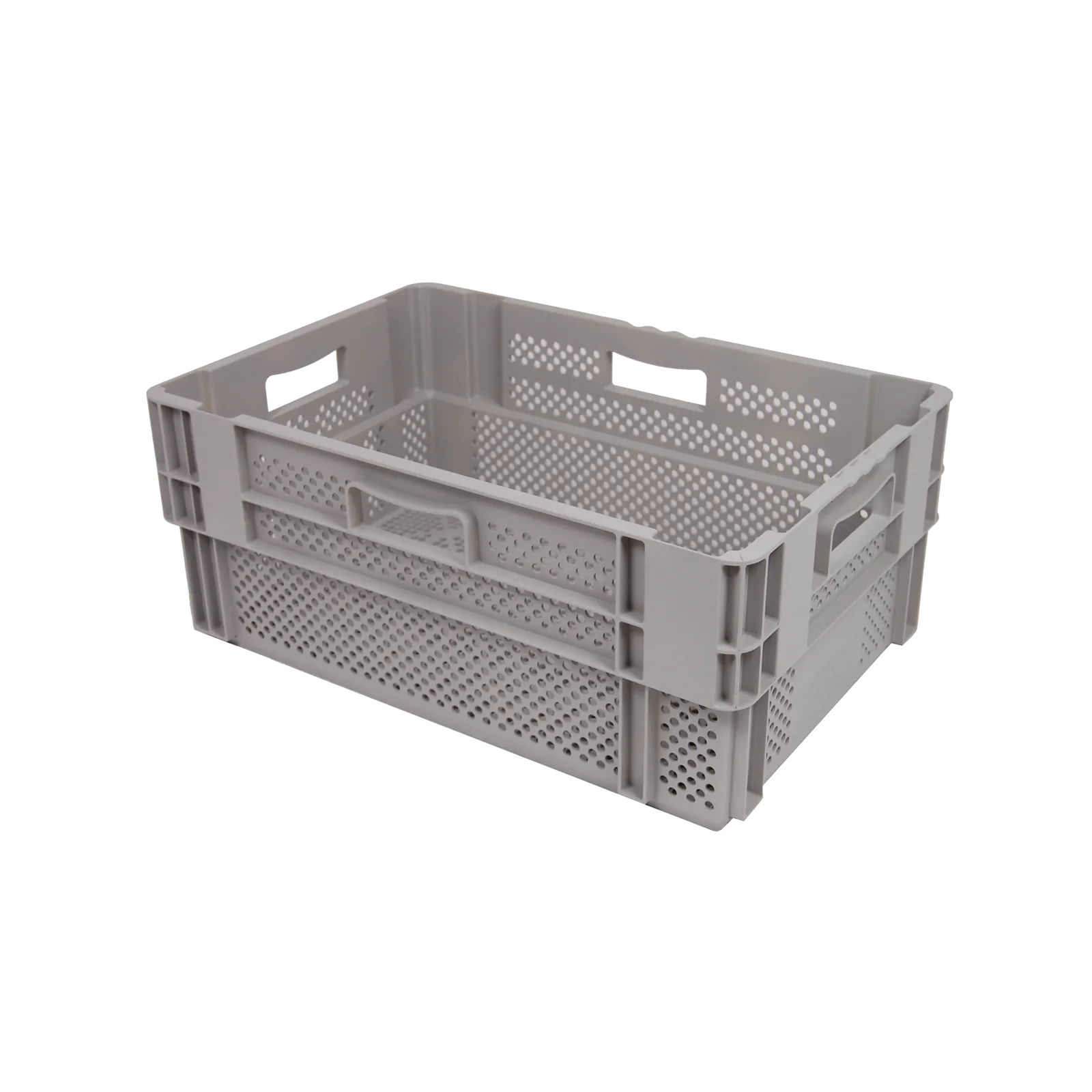 nestbare stapelbak 600x400x320 geperforeerd