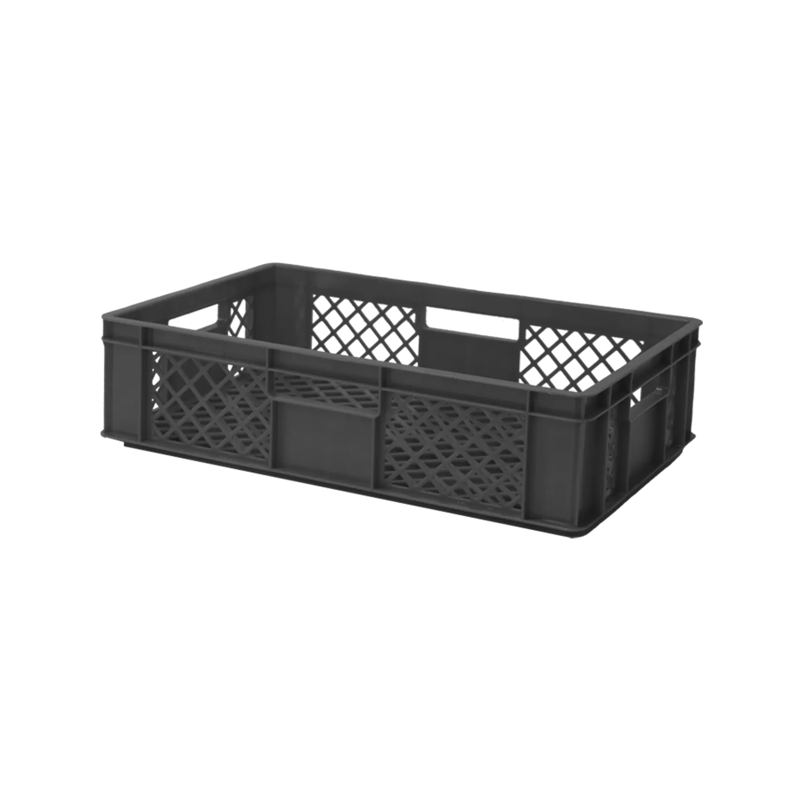 euronorm stapelbak 600x400x150 geperforeerd donkergrijs