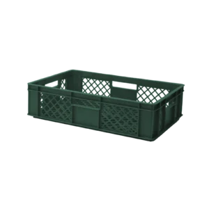 euronorm stapelbak 600x400x150 geperforeerd groen