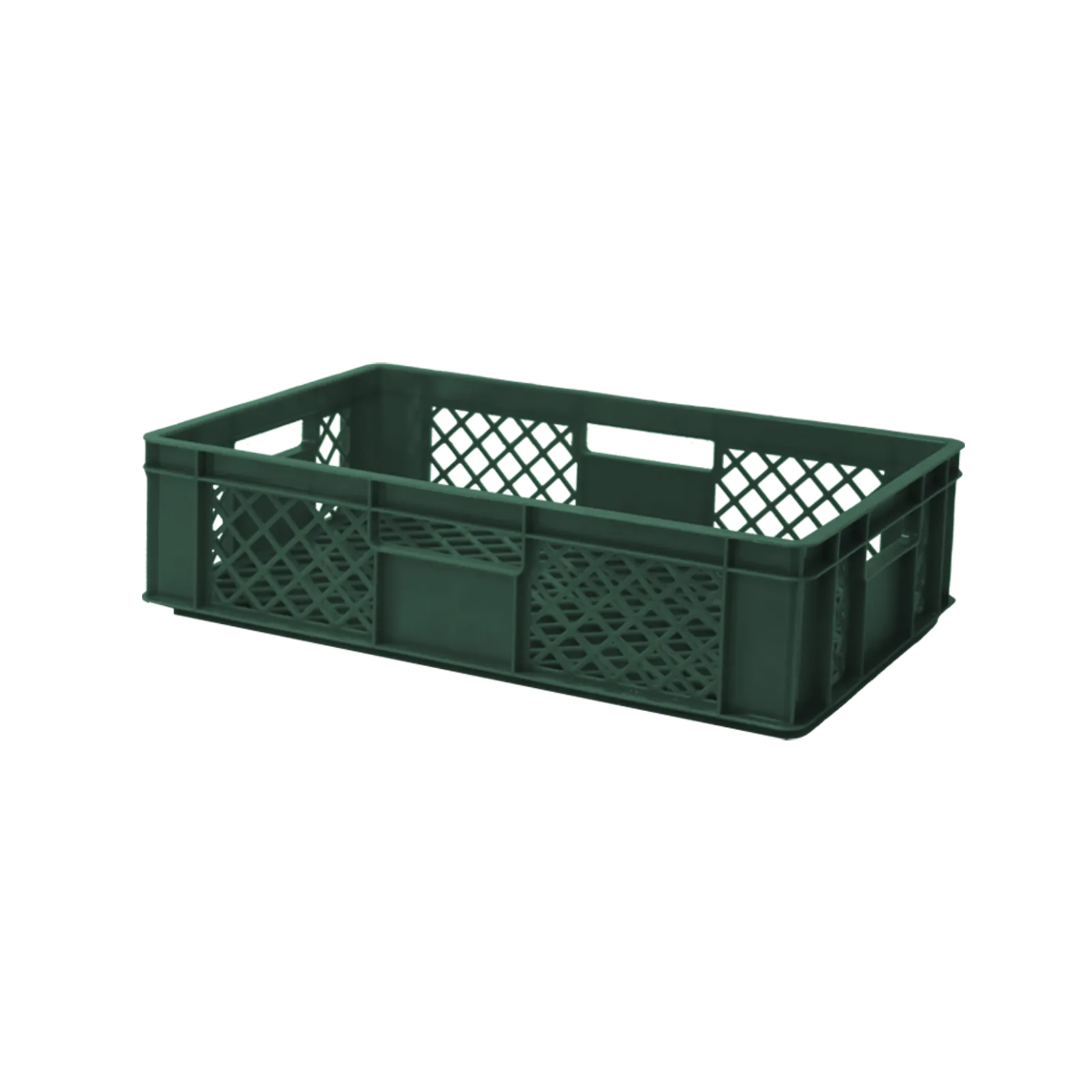 euronorm stapelbak 600x400x150 geperforeerd groen