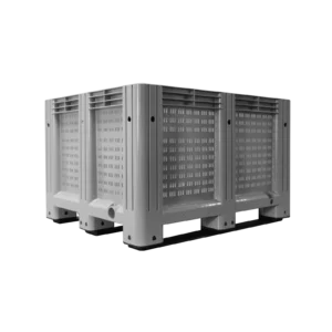 palletbox 1200x1000x760 geperforeerd met sleeplatten