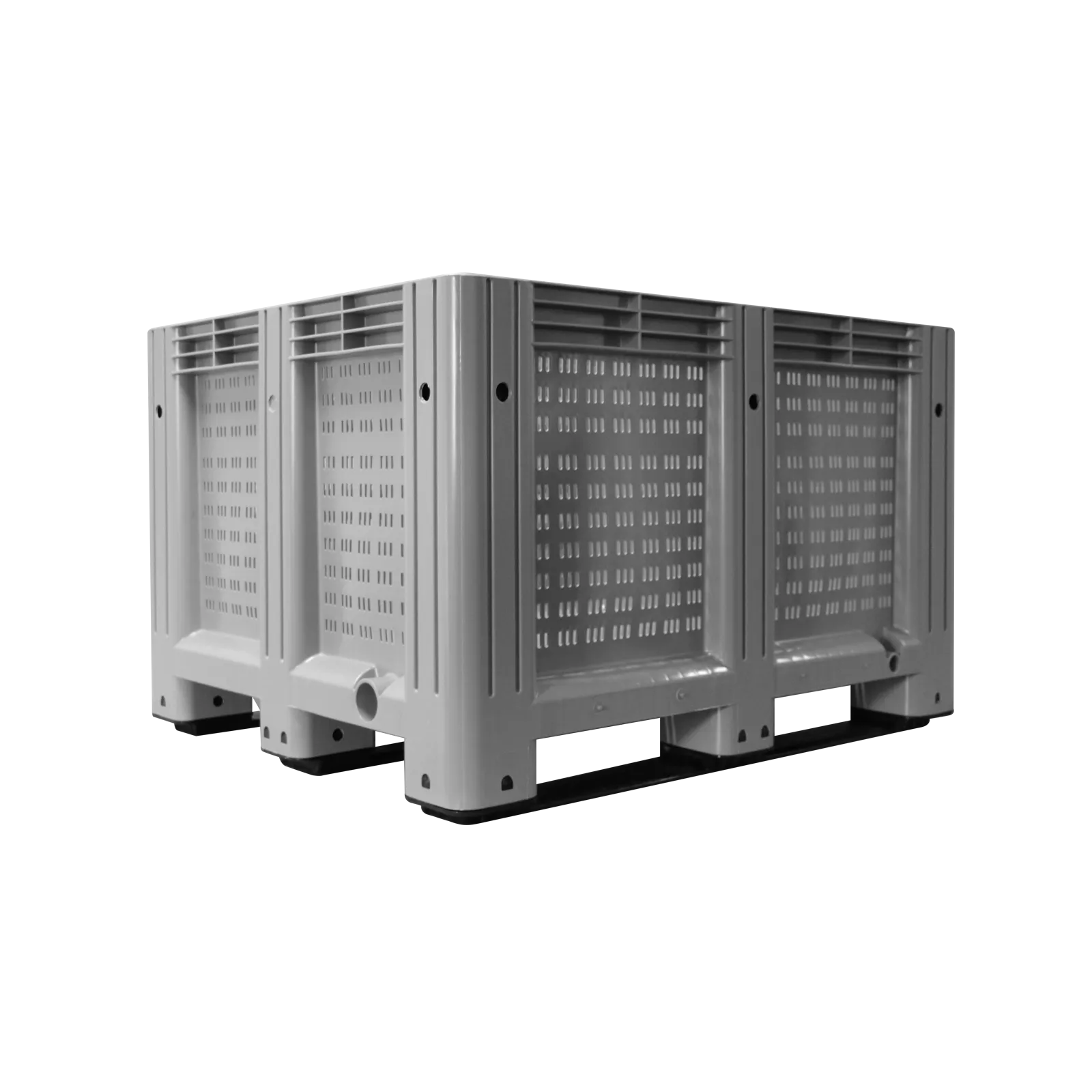 palletbox 1200x1000x760 geperforeerd met sleeplatten