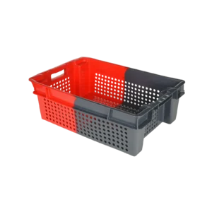 nestbare stapelbak 600x400x200 geperforeerd